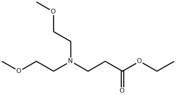 ethyl 3-[bis(2-methoxyethyl)amino]propanoate 结构式