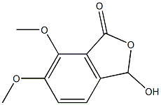 1(3H)-Isobenzofuranone, 3-hydroxy-6,7-dimethoxy- 结构式