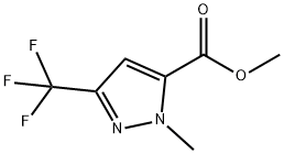 1-甲基-3-(三氟甲基)-1H-吡唑-5-羧酸甲酯 结构式