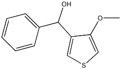 (4-METHOXYTHIOPHEN-3-YL)(PHENYL)METHANOL 结构式