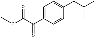 METHYL 2-(4-ISOBUTYLPHENYL)-2-OXOACETATE 结构式