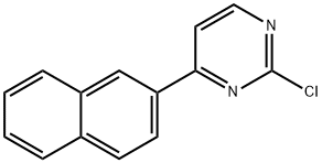 2-氯-4-(萘-2-基)嘧啶 结构式