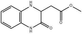 2-(3-氧代-1,2,3,4-四氢喹喔啉-2-基)乙酸甲酯 结构式