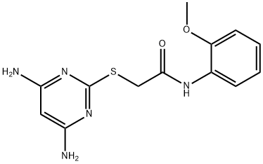 2-[(4,6-diaminopyrimidin-2-yl)sulfanyl]-N-(2-methoxyphenyl)acetamide