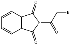 2-(2-溴乙酰基)异吲哚啉-1,3-二酮 结构式