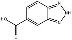 2H-苯并[D] [1,2,3]三唑-5-羧酸 结构式