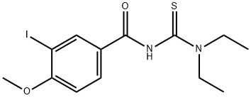 N-[(diethylamino)carbonothioyl]-3-iodo-4-methoxybenzamide 结构式