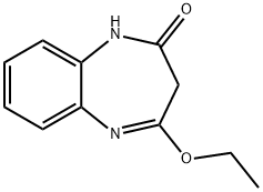 (E)-4-ethoxy-1H-benzo[b][1,4]diazepin-2(3H)-one 结构式