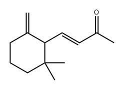 (E)-4-(2,2-dimethyl-6-methylidenecyclohexyl)but-3-en-2-one 结构式