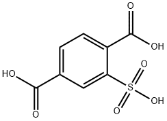 2-磺酸基对苯二甲酸 结构式