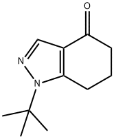 1-(叔-丁基)-6,7-二氢-1H-吲唑-4(5H)-酮 结构式