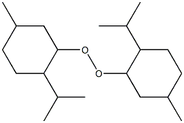 Peroxide, bis[5-methyl-2-(1-methylethyl)cyclohexyl] 结构式