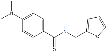 4-(dimethylamino)-N-(furan-2-ylmethyl)benzamide 结构式