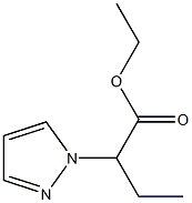 ethyl 2-(1H-pyrazol-1-yl)butanoate 结构式