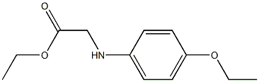 RS-4-乙氧基苯甘氨酸乙酯 结构式