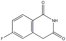 6-氟异喹啉-1,3(2H,4H)-二酮 结构式