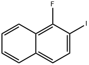 1-氟-2-碘萘 结构式