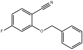 2-(Benzyloxy)-4-fluorobenzonitrile 结构式