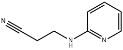 3-(吡啶-2-基氨基)丙腈 结构式