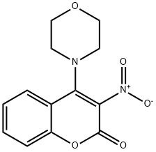 4-(吗啉-4-基)-3-硝基-2H-色烯-2-酮 结构式