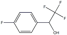 2,2,2-TRIFLUORO-1-(4-FLUOROPHENYL)ETHANOL 结构式