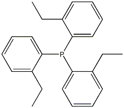 Phosphine, tris(2-ethylphenyl)- 结构式