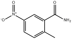 2-甲基-5-硝基苯甲酰胺 结构式