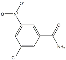 Benzamide, 3-chloro-5-nitro- 结构式