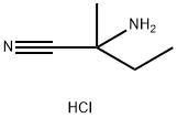 2-氨基-2-甲基丁腈盐酸 结构式