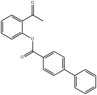 2-acetylphenyl 4-biphenylcarboxylate 结构式