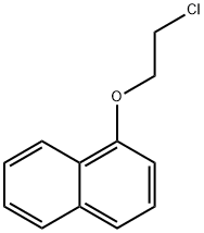 1-(2-Chloroethoxy)naphthalene 结构式