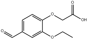 2-(2-Ethoxy-4-formylphenoxy)acetic acid 结构式