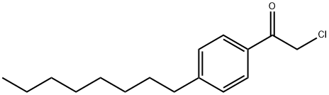 2-氯-1-(4-辛基苯基)乙酮 结构式