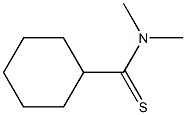N,N-二甲基环己烷硫代酰胺 结构式
