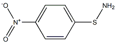 S-(4-nitrophenyl)thiohydroxylamine 结构式