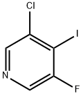 3-氯-5-氟-4-碘吡啶 结构式