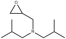 bis(2-methylpropyl)[(oxiran-2-yl)methyl]amine 结构式