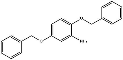 Benzenamine,2,5-bis(phenylmethoxy)- 结构式