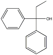 1,1-diphenylpropan-1-ol 结构式