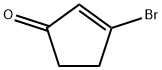 3-溴-2-环戊烯-1-酮 结构式