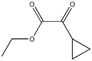 Cyclopropyl-oxo-acetic acid ethyl ester 结构式