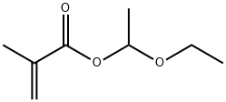 2-Propenoic acid, 2-methyl-, 1-ethoxyethyl ester 结构式