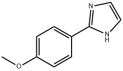 1H-Imidazole, 2-(4-methoxyphenyl)- 结构式