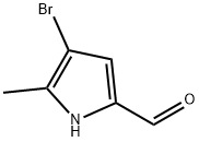 4-bromo-5-methyl-1H-pyrrole-2-carbaldehyde 结构式