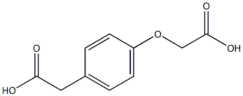 2-[4-(羧甲基)苯氧基]乙酸 结构式