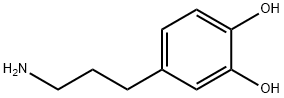 4-(3-氨基丙基)苯-1,2-二醇 结构式