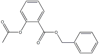 benzyl 2-acetyloxybenzoate 结构式