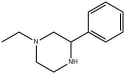 1-乙基-3-苯基哌嗪 结构式