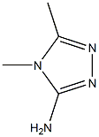 4H-1,2,4-Triazol-3-amine, 4,5-dimethyl- 结构式