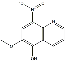 5-Quinolinol,6-methoxy-8-nitro-